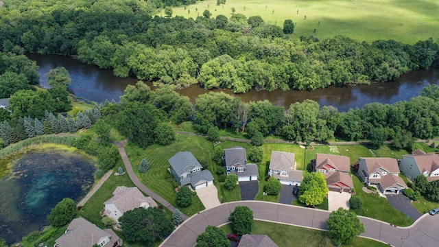 11608 21st St NE, Saint Michael, MN 55376 - aerial perspective of suburban area featuring a large body of water