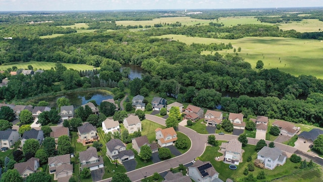 11608 21st St NE, Saint Michael, MN 55376 - aerial perspective of suburban area featuring a large body of water