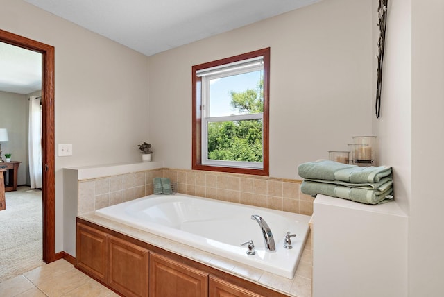 11608 21st St NE, Saint Michael, MN 55376 - full bath with a bath and tile patterned floors