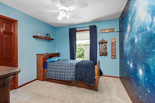 11608 21st St NE, Saint Michael, MN 55376 - bedroom with carpet flooring and a ceiling fan