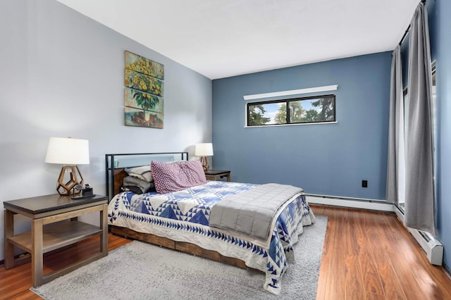 2265 Youngman Ave Unit 207E, Saint Paul, MN 55116 - bedroom with wood finished floors and baseboard heating