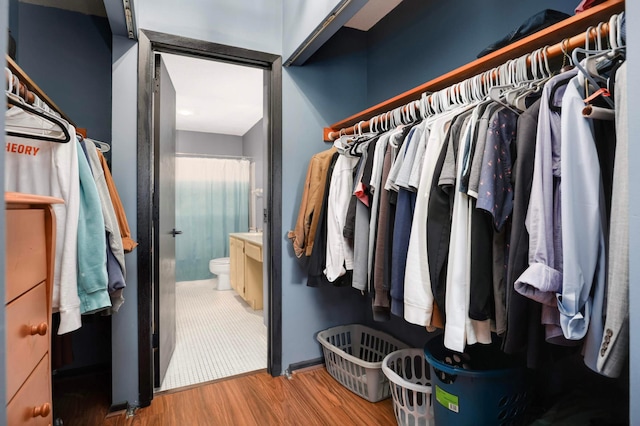 2265 Youngman Ave Unit 207E, Saint Paul, MN 55116 - walk in closet with wood finished floors