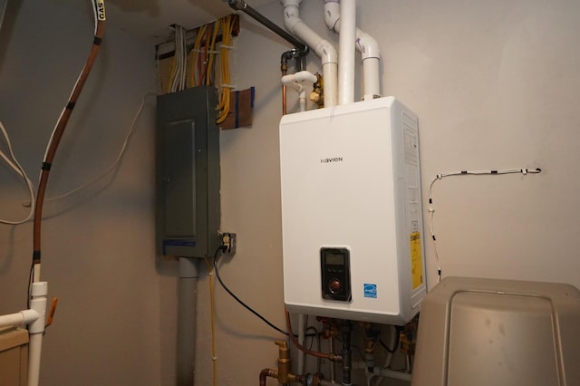 1722 41st Ave NE, Dovre Twp, MN 56201 - utilities featuring water heater and electric panel