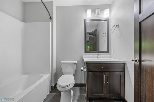 3702 Houkom Dr E, Fargo, ND 58078 - bathroom with vanity, tub / shower combination, and a textured wall