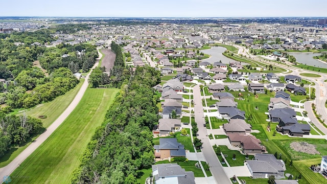 3702 Houkom Dr E, Fargo, ND 58078 - aerial view of property's location featuring nearby suburban area and a large body of water