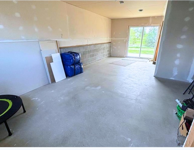 230 Newspaper Run NE, Kimball, MN 55353 - interior space featuring unfinished concrete flooring