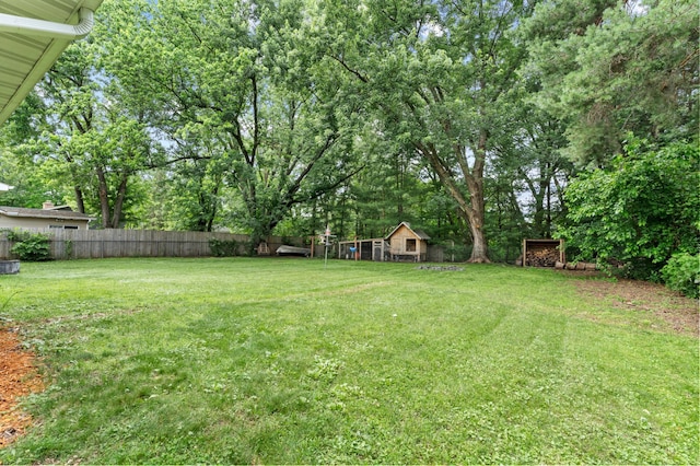 19172 Front Blvd NE, East Bethel, MN 55092 - view of yard with an outbuilding and view of scattered trees