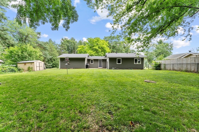19172 Front Blvd NE, East Bethel, MN 55092 - rear view of house featuring a storage unit