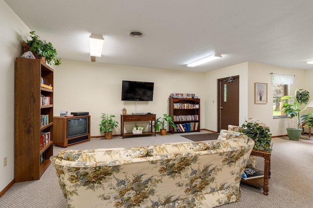 1200 18th Ave NW Unit 132, Austin, MN 55912 - carpeted living room featuring baseboards