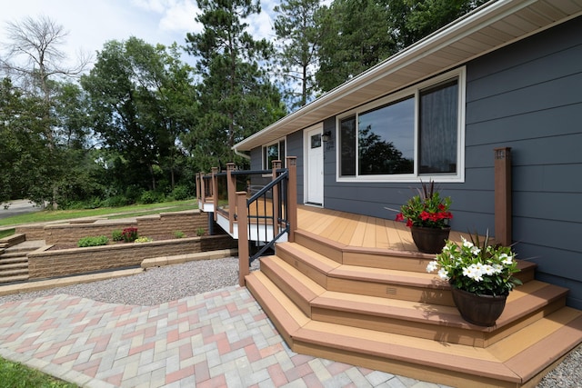 728 Linn St N, Prescott, WI 54021 - wooden deck featuring a patio