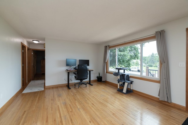 728 Linn St N, Prescott, WI 54021 - office with wood finished floors and baseboards