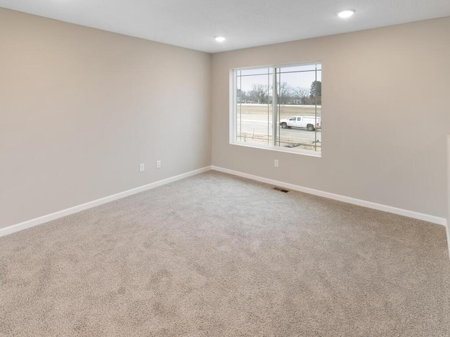6706 376th St, North Branch, MN 55056 - carpeted empty room with recessed lighting