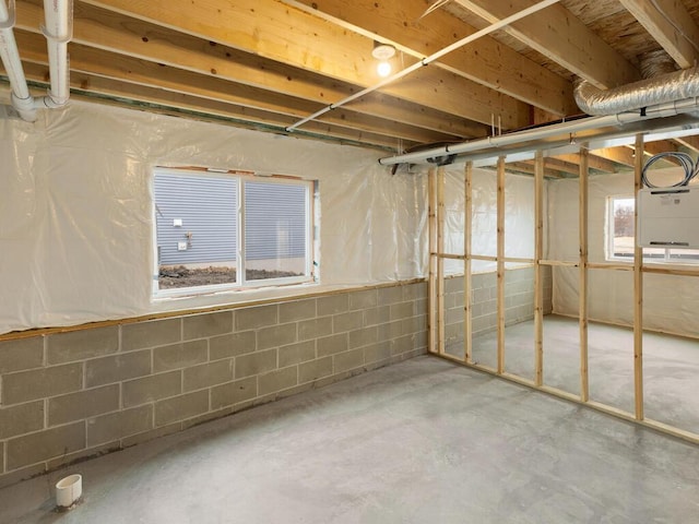 6706 376th St, North Branch, MN 55056 - basement with concrete block wall