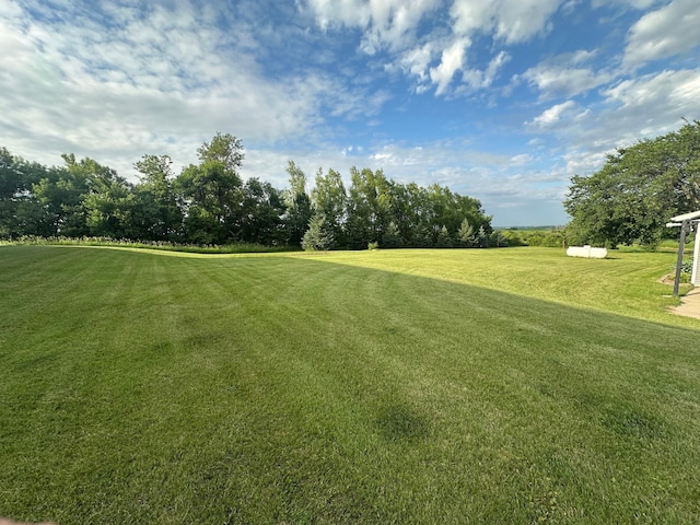 1865 180th St, Norman Twp, MN 56220 - view of green lawn featuring view of wooded area