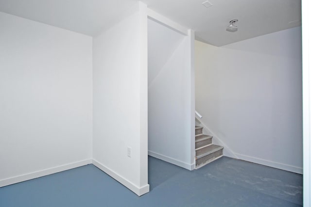 10419 Goldenrod St NW, Coon Rapids, MN 55448 - additional living space with concrete floors and stairway