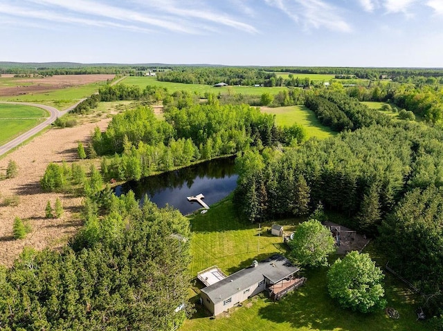 N5172 County Road O, Atlanta Twp, WI 54819 - overview of rural landscape featuring a large body of water