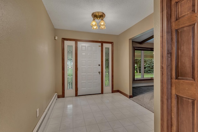 213 2nd St N, Cold Spring, MN 56320 - entryway with a baseboard radiator and a textured ceiling