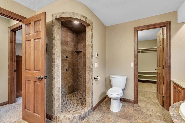 213 2nd St N, Cold Spring, MN 56320 - full bathroom featuring a shower stall, vanity, and a walk in closet