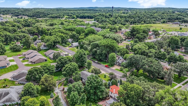213 2nd St N, Cold Spring, MN 56320 - aerial view of residential area featuring a forest