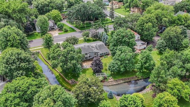 213 2nd St N, Cold Spring, MN 56320 - aerial overview of property's location featuring a nearby body of water