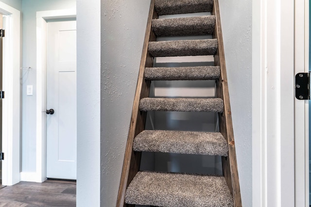 41565 Thunder Rd, Clitherall, MN 56524 - stairway with wood finished floors