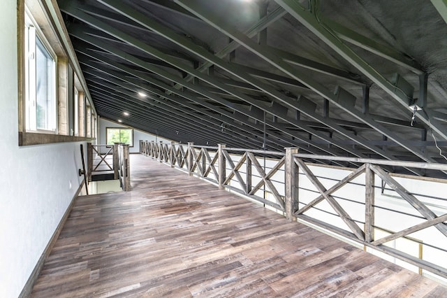 41565 Thunder Rd, Clitherall, MN 56524 - hallway featuring an upstairs landing