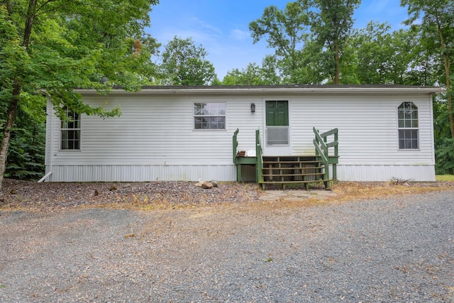 608 Round Lake Ave, Georgetown Twp, WI 54853 - rear view of property
