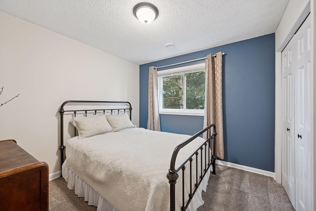 1807 Lachman Ave NE, Saint Michael, MN 55376 - carpeted bedroom with a closet and a textured ceiling