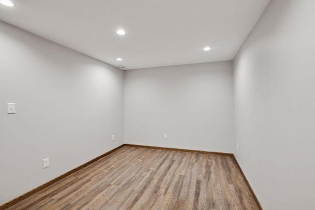 6205 Saint Albans Cir, Edina, MN 55439 - spare room with light wood-type flooring and recessed lighting