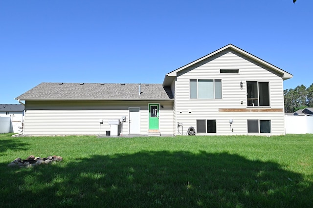 38391 Hunters Ridge Trl, North Branch, MN 55056 - rear view of property featuring a shingled roof