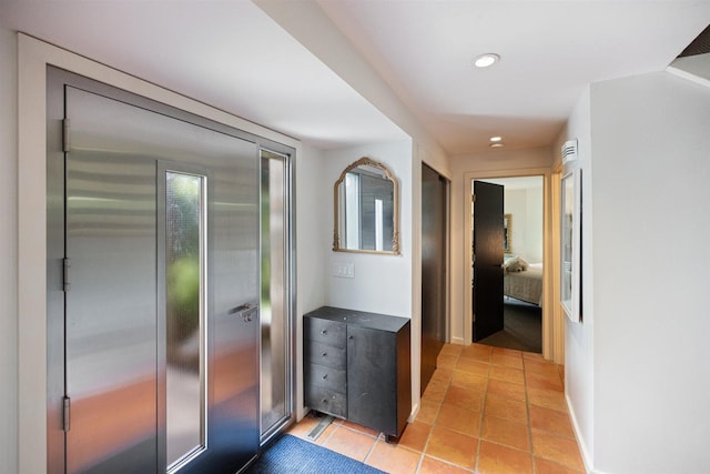 1921 Ewing Ave S, Minneapolis, MN 55416 - corridor featuring light tile patterned floors and recessed lighting