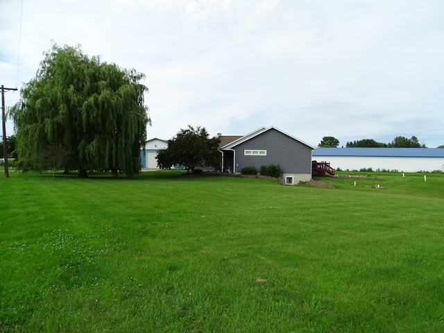 568 Midway Rd, Menomonie, WI 54751 - view of grassy yard with a water view