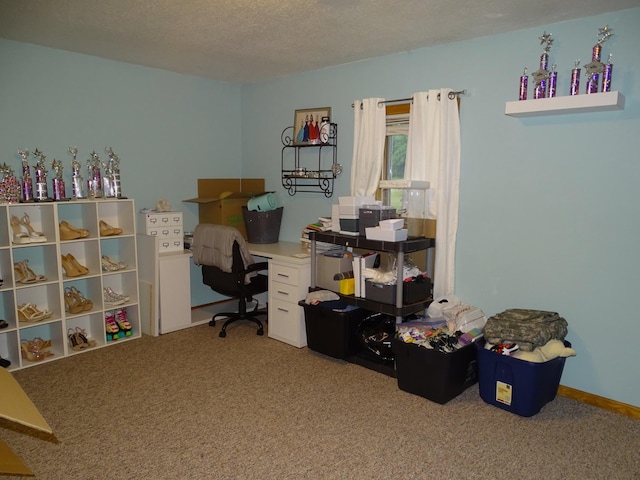 568 Midway Rd, Menomonie, WI 54751 - carpeted office space with a textured ceiling