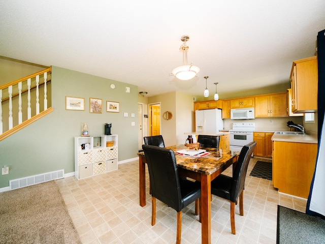 519 Graceview Loop, Saint Joseph, MN 56374 - dining room featuring stairway and baseboards
