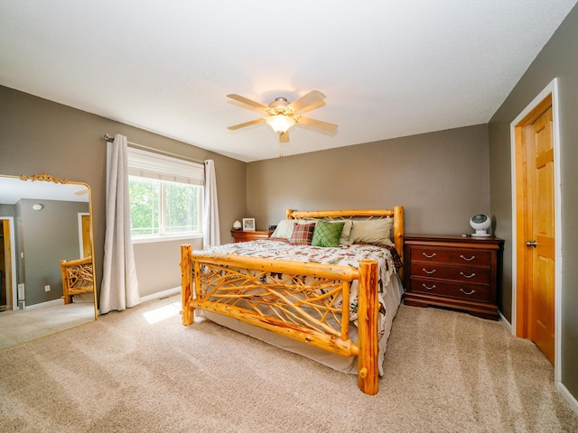 519 Graceview Loop, Saint Joseph, MN 56374 - carpeted bedroom featuring baseboards and a ceiling fan