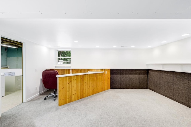 801 Corens Dr, Minnetonka, MN 55305 - unfurnished office featuring light colored carpet and a bar
