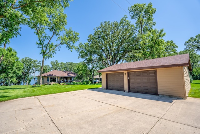 870 Andrew Dr NE, Lake Andrew Twp, MN 56273 - view of detached garage
