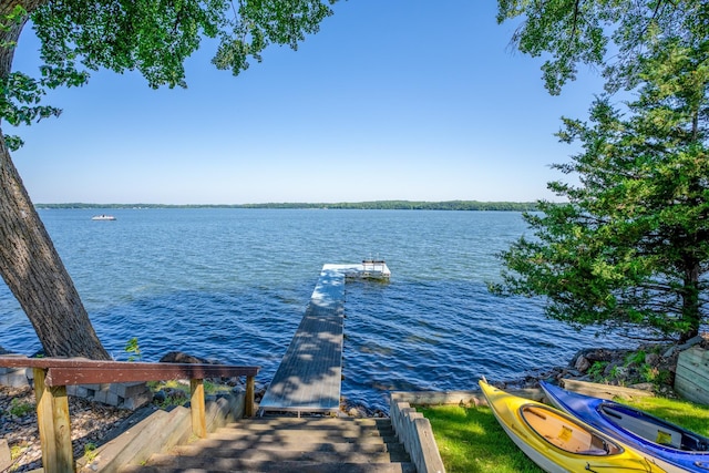870 Andrew Dr NE, Lake Andrew Twp, MN 56273 - dock area with a water view