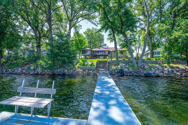 870 Andrew Dr NE, Lake Andrew Twp, MN 56273 - dock area with a water view