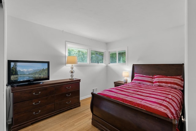 1620 7th St NW, New Brighton, MN 55112 - bedroom featuring light wood-style floors and baseboards