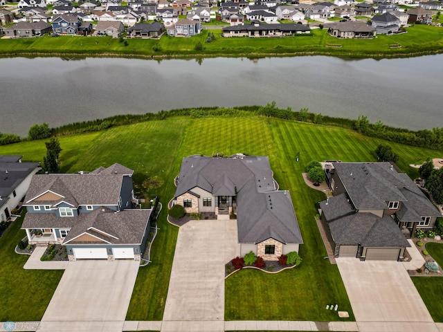 7373 14th St S, Fargo, ND 58104 - aerial view of residential area featuring a nearby body of water