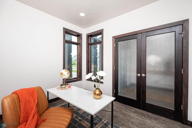 7373 14th St S, Fargo, ND 58104 - office space with french doors and wood finished floors