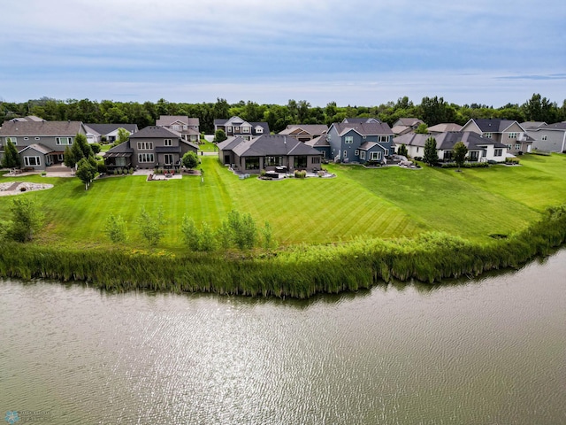 7373 14th St S, Fargo, ND 58104 - aerial perspective of suburban area with a nearby body of water
