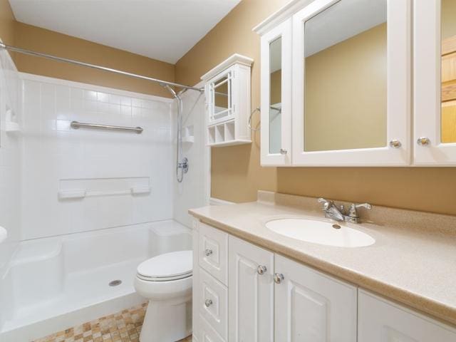 3568 Feldman Ave SE, Buffalo, MN 55313 - bathroom with vanity and a shower