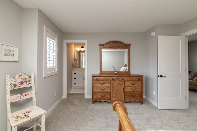 14714 146th Ave N, Dayton, MN 55327 - bedroom with light carpet and connected bathroom