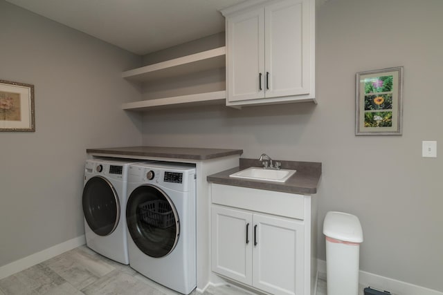 14714 146th Ave N, Dayton, MN 55327 - laundry area with washing machine and dryer and cabinet space
