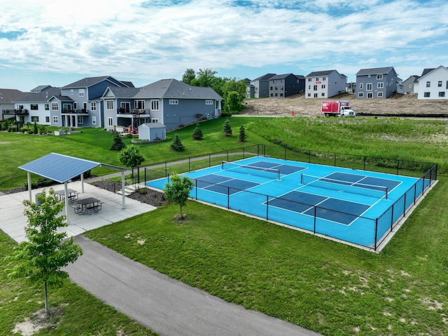 14714 146th Ave N, Dayton, MN 55327 - view of tennis court with a residential view