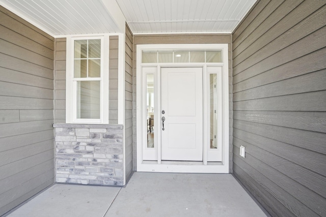 14147 77th Ln NE, Otsego, MN 55330 - entrance to property with stone siding
