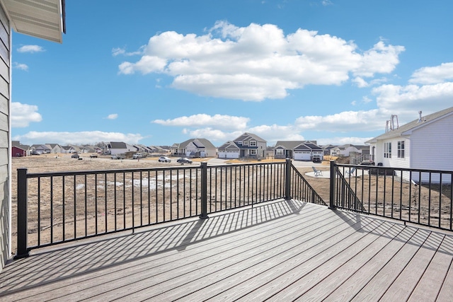 14147 77th Ln NE, Otsego, MN 55330 - wooden terrace featuring a residential view