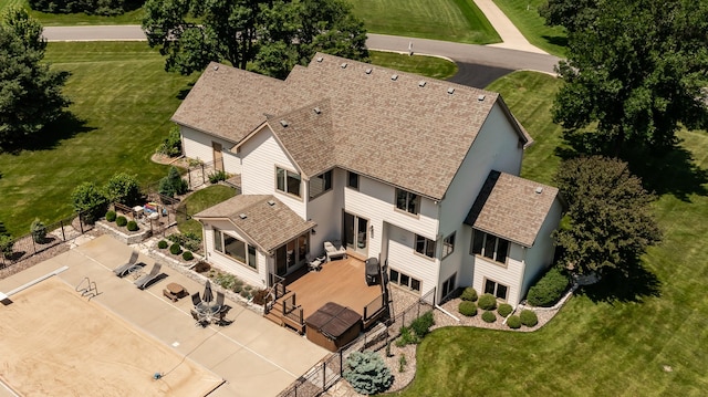 160 River Bluff Pl NW, Cascade Twp, MN 55901 - view from above of property